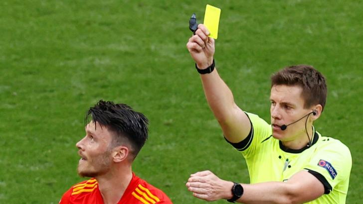Kieffer Moore has been carded in nine of his 21 competitive international starts